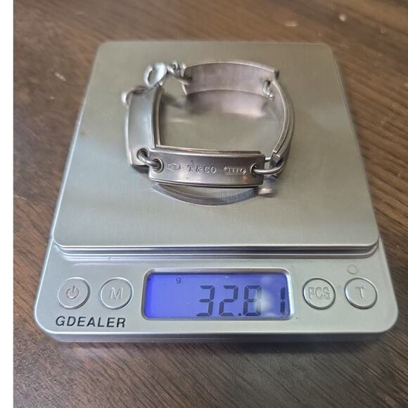 Men’s Tiffany & Co. NY 1837 Silver 925 & Titanium Midnight Link ID Bracelet 8.5” - Picture 10 of 16